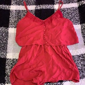Red romper